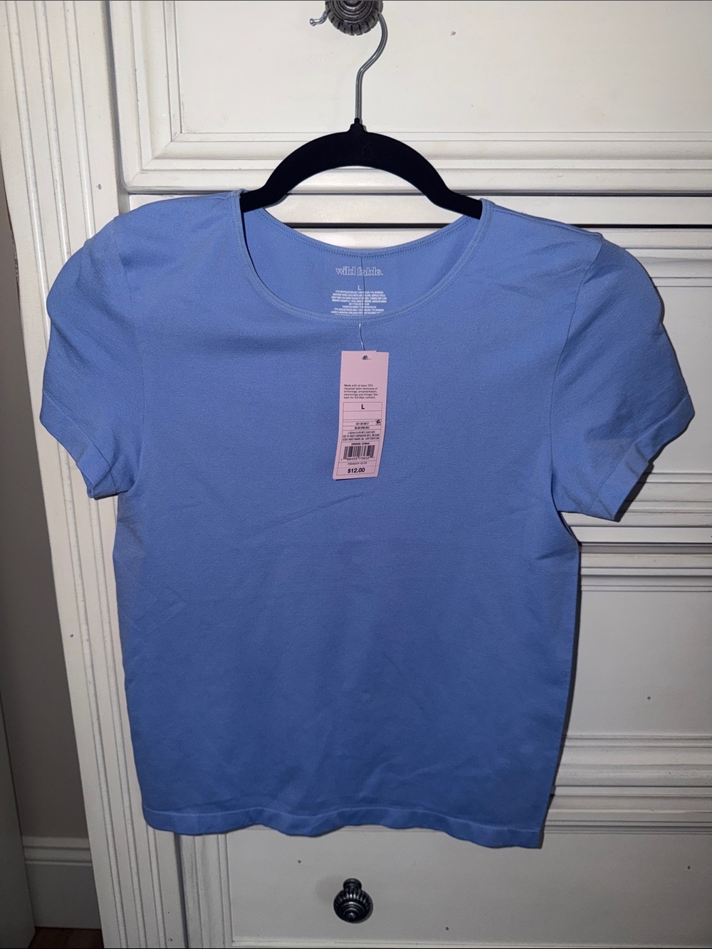 wild fable Light Periwinkle Short Sleeve Crew Tee